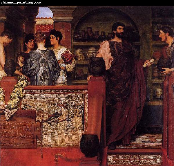 Sir Lawrence Alma-Tadema,OM.RA,RWS Hadrian Visiting a Romano-British Pottery Sir Lawrence Alma-Tadema