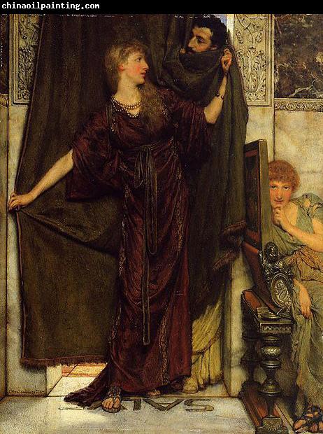 Sir Lawrence Alma-Tadema,OM.RA,RWS Not at Home Sir Lawrence Alma-Tadema - 1879 Walters Art Museum