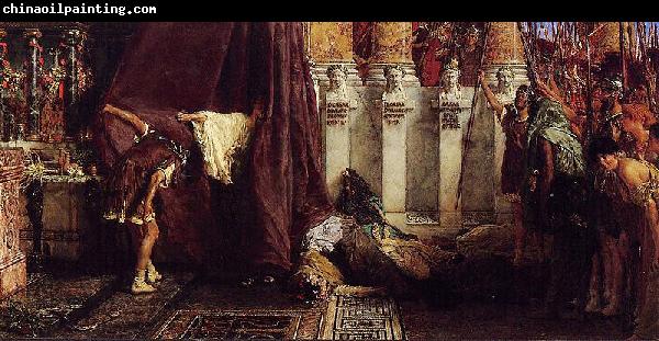 Sir Lawrence Alma-Tadema,OM.RA,RWS Ave, Caesar, Saturnalia