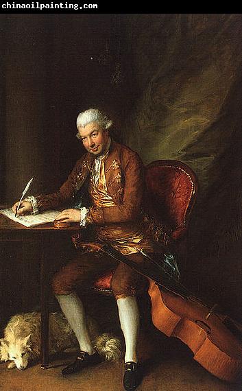 Thomas Gainsborough Portrait of Carl Friedrich Abel