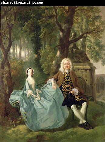 Thomas Gainsborough Portrait of Mr and Mrs Carter of Bullingdon House, Bulmer, Essex