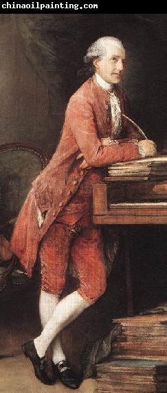 Thomas Gainsborough Portrait of Johann Christian Fischer