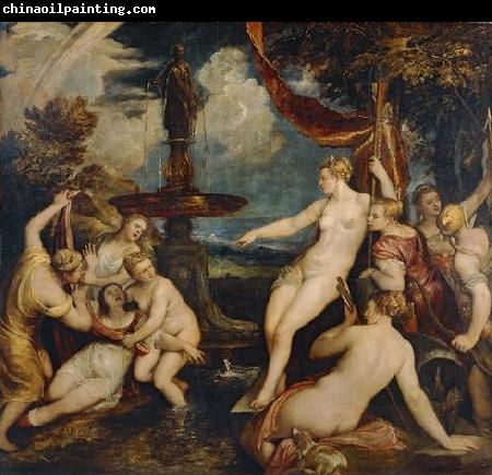 Titian Diana and Callisto by Titian