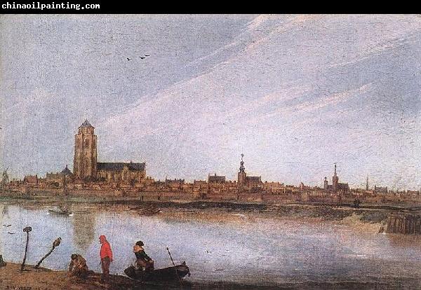 VELDE, Esaias van de Zicht op Zierikzee