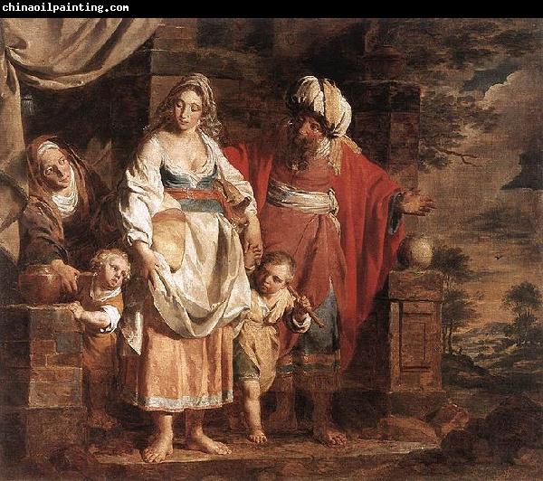 VERHAGHEN, Pieter Jozef Hagar and Ishmael Banished by Abraham