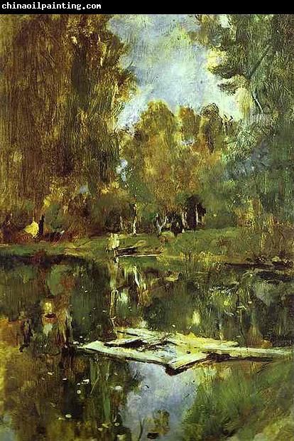 Valentin Serov Pond in Abramtsevo. Study