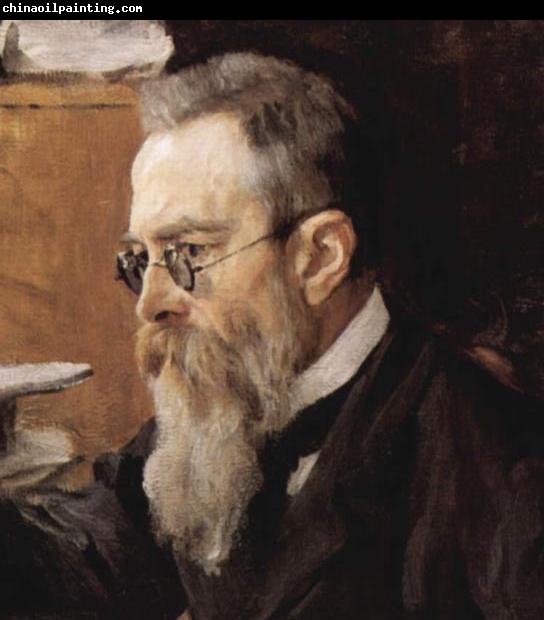 Valentin Serov Crop of portrait of the composer Nikolai Andreyevich Rimsky-Korsakov