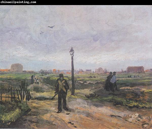 Vincent Van Gogh On the outskirts of Paris