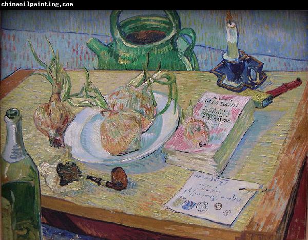 Vincent Van Gogh Still life with a plate of onions