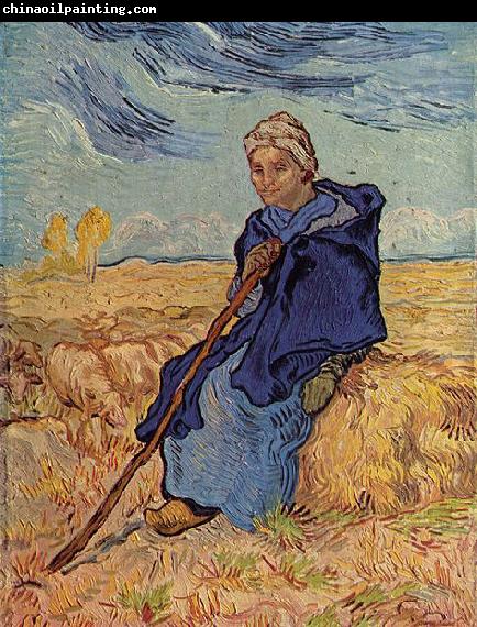 Vincent Van Gogh Die Hirtin