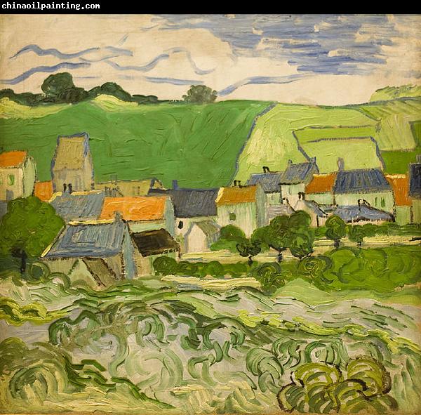 Vincent Van Gogh Gezicht op Auvers,