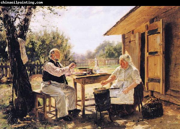 Vladimir Makovsky Making Jam