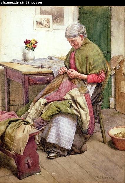 Walter Langley.RI The Old Quilt