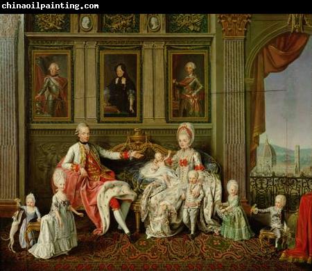 Wenceslaus Werlin GroBherzog Leopold mit seiner Familie