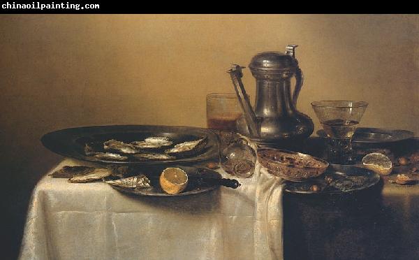 Willem Claesz Heda Nature morte aux pieces d etain