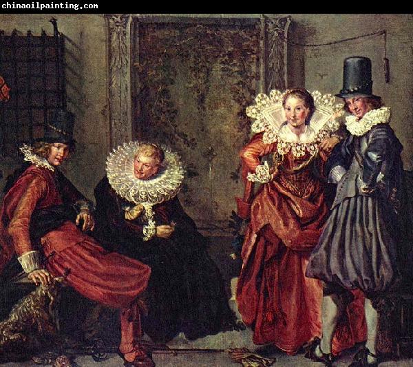 Willem Pieterszoon Buytewech Dignified couples courting