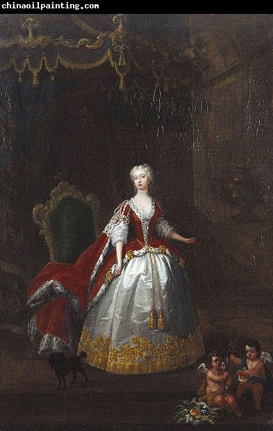 William Hogarth Portrait of Augusta of Saxe-Gotha