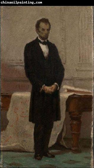 William Morris Hunt Portrait of Abraham Lincoln by the Boston artist William Morris Hunt,