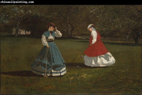 Winslow Homer A Game of Croquet