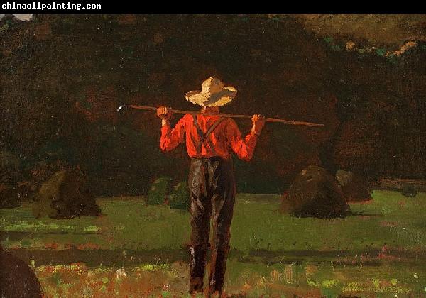 Winslow Homer Farmer with a Pitchfork