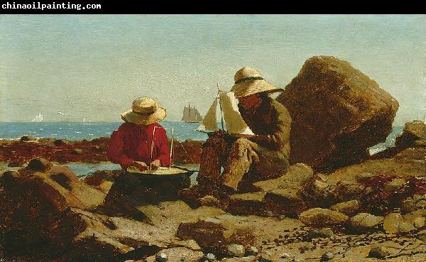 Winslow Homer The Boat Builders