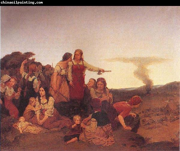 august malmstrom Blenda advises the women of Varend to revenge the pillaging of the Danes