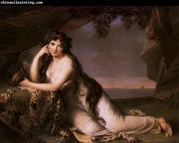 eisabeth Vige-Lebrun Lady Hamilton as Ariadne