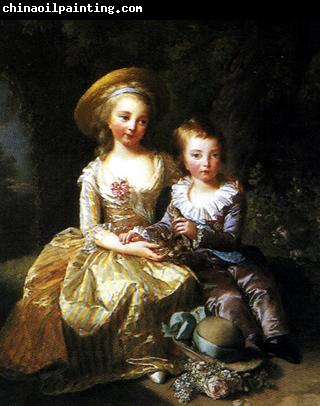 eisabeth Vige-Lebrun Portrait of Madame Royale and Louis Joseph