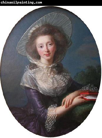 elisabeth vigee-lebrun Portrait of Victoire Pauline de Riquet de Caraman (1764-1834), wife of Jean Louis, Vicomte de Vaudreuil (1763-1816)