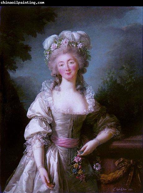 elisabeth vigee-lebrun Portrait of Madame du Barry