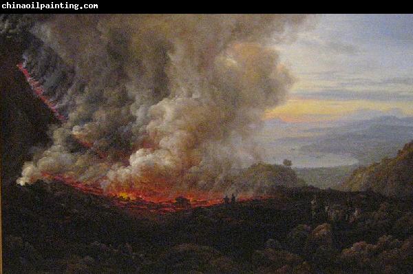 johann christian Claussen Dahl Eruption of Vesuvius