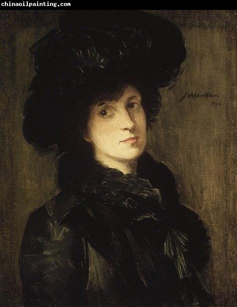 julian alden weir Girl in Black