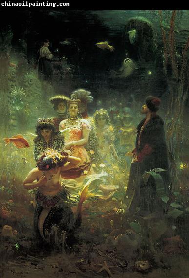 llya Yefimovich Repin Sadko in the Underwater Kingdom