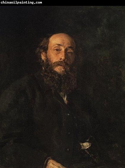 llya Yefimovich Repin Portrait of painter Nikolai Nikolayevich Ghe