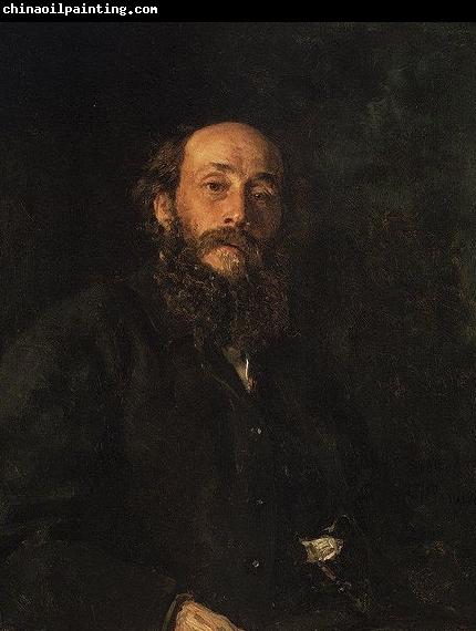 llya Yefimovich Repin Portrait of painter Nikolai Nikolayevich Ghe