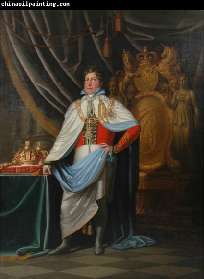 unknow artist Portrait of George IV as Grand Cross Knight of Hanoverian Guelphic Order