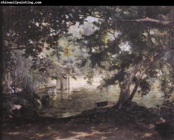 unknow artist A remembrance of the Villa Borghese,