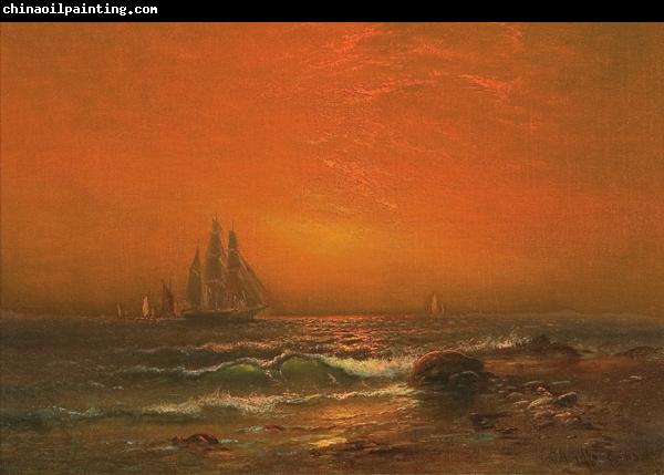 unknow artist Coastal Sunset