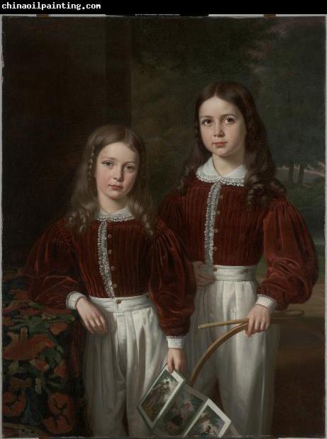 unknow artist Portrait of Two Children, Probably the Sons of M. Almeric Berthier, comte de LaSalle