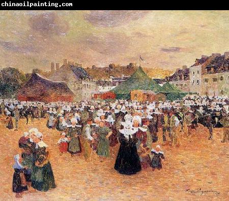 unknow artist The Fair at Pont-Aven