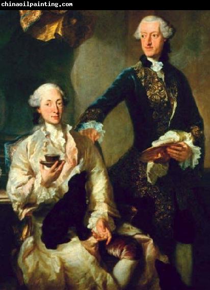 unknow artist Portrait of Maximilian III Joseph, Elector of Bavaria and Joseph Anton von Seeau