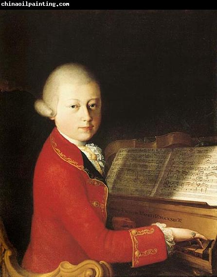 unknow artist Wolfang Amadeus Mozart (aged 14) in Verona