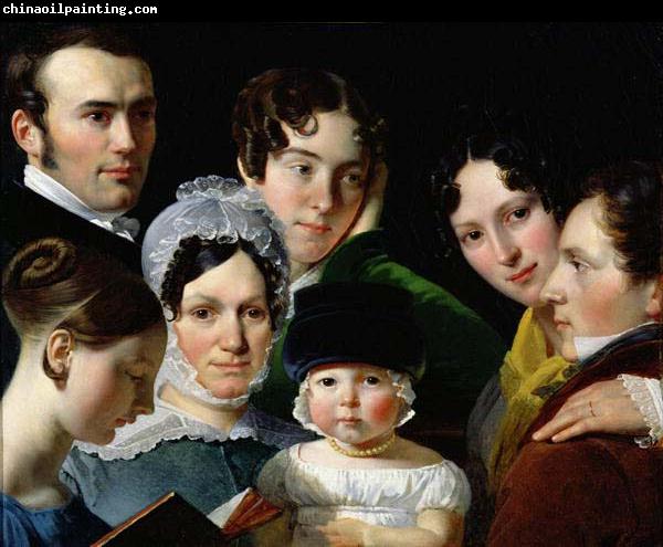 unknow artist The Dubufe Family in 1820.