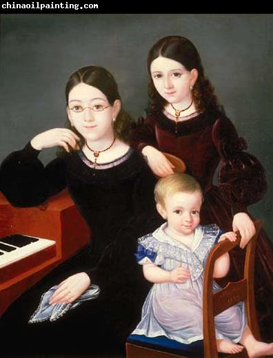 unknow artist The Children of Comte Louis Amedie de Barjerac