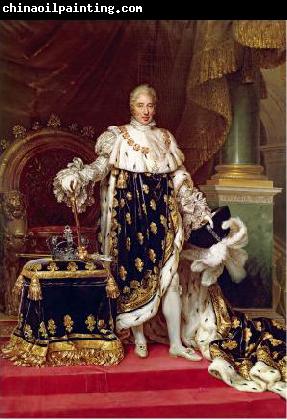 unknow artist Portrait of the King Charles X of France in his coronation robes