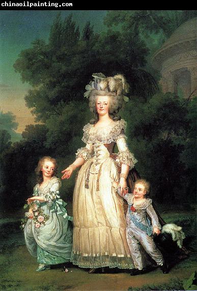 unknow artist Marie Antoinette with her children