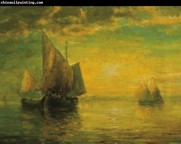 unknow artist A Golden Sunset