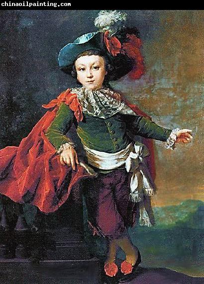 unknow artist Portrait F.P. Makerovskogo in costumes