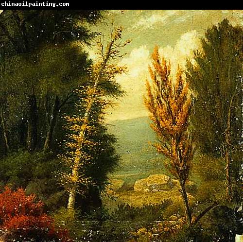 unknow artist Autumn Scene