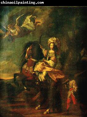 unknow artist Allegorical painting of Maria Cristina of France